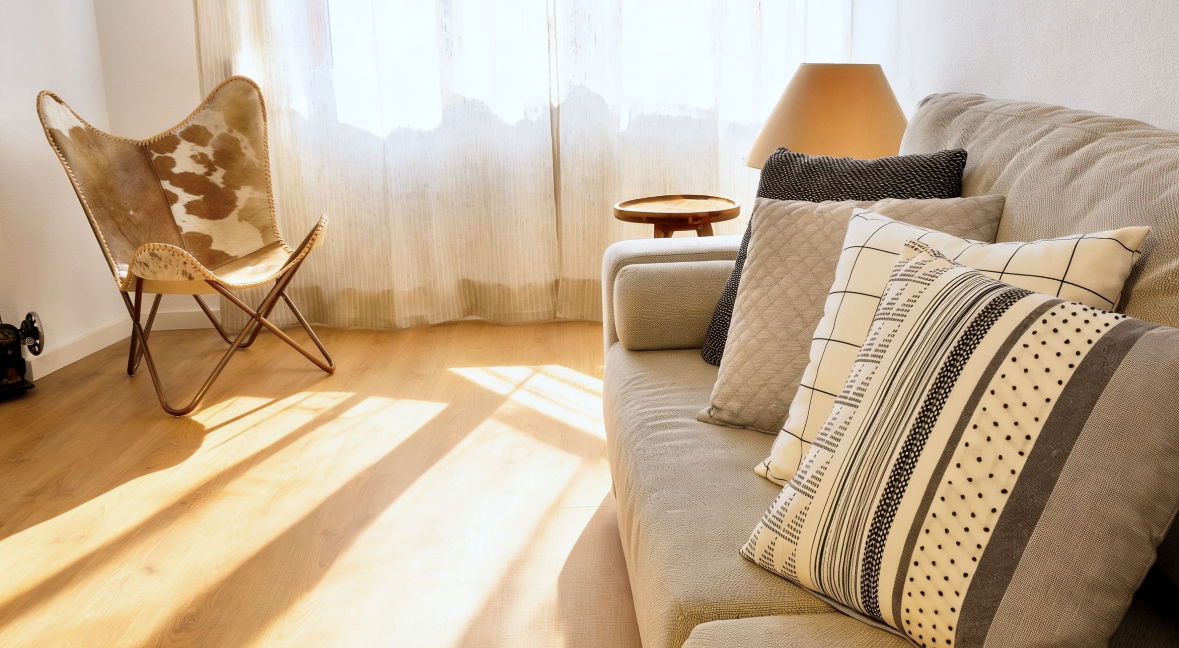 Salón de un apartamento ABAL en el centro de Alicante