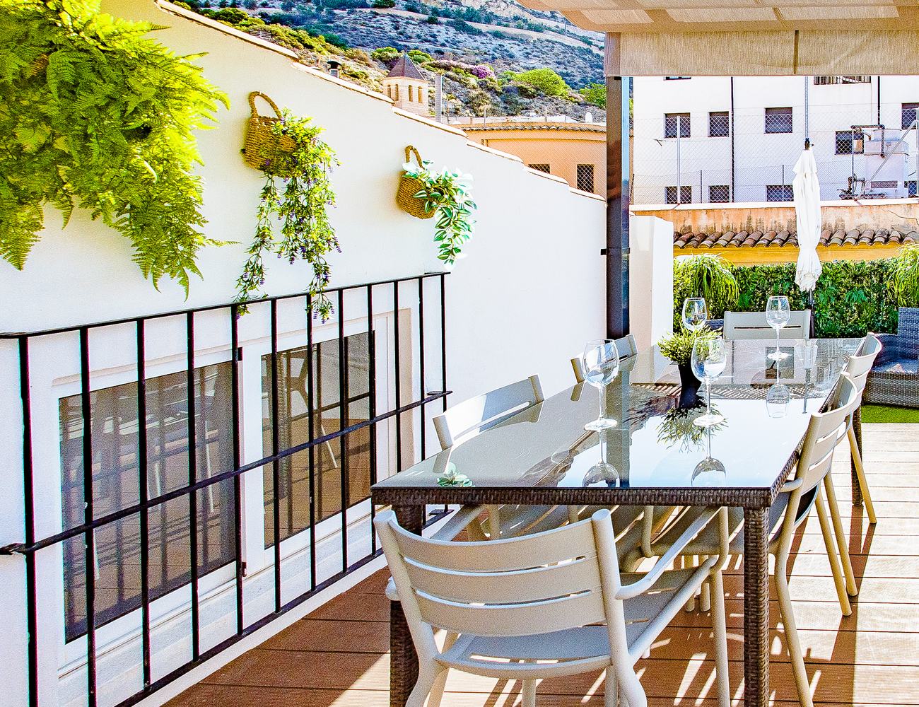 Terraza comunitaria del ático (uso exclusivo del apartamento ático)